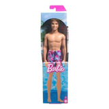 Boneco Barbie Ken Versão Praia Hxx52 Mattel
