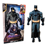 Boneco Batman Com Luz E Som 30 Cm Articulado Liga Da Justiça