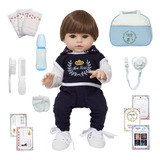 Boneco Cegonha Reborn Dolls Xodó Azul