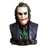 Boneco Coringa Busto Batman Cavaleiro Colecionável De Resina