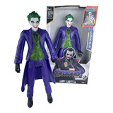 Boneco Coringa Joker Articulado 30 Cm Som/luz Anime Premium
