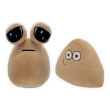 Boneco De Pelúcia Pou + Boneco Pou Bebê - Varias Cores