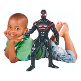 Boneco Homem Aranha Miles Morales 45 Cm Mimo Toys