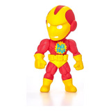 Boneco Homem De Ferro Steel Man Funko 17cm Super Herói -puff