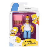 Boneco Homer De 12cm Com Caixa De Donuts - Os Simpsons