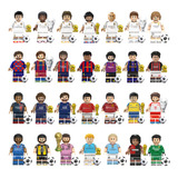 Boneco Jogador Futebol Bloco De Montar Escolha