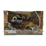 Boneco Militar Tipo Comandos Ação Gi Joe Helicóptero Combate
