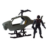 Boneco Militar Tipo Comandos Ação Gi Joe Helicóptero Soldier