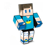 Boneco Minecraft Streamers 25cm Beto Gamer Youtuber+brinde