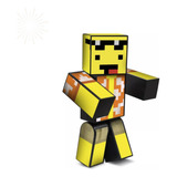 Boneco Minecraft Streamers Youtuber Original Mel 25cm 