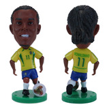 Boneco Miniatura Ronaldinho Gaúcho Seleção Brasileira