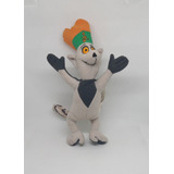 Boneco Pelúcia Rei Julien - Madagascar 2 Mcdonald's 2008