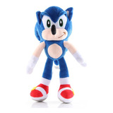 Boneco Pelúcia Sonic Azul Pequeno