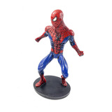 Boneco Personagem Homem Aranha Resina Em Pé