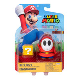 Boneco Shy Guy De 7cm Com Bloco ? - Super Mario