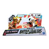 Boneco Star Wars Battle Bobbler C3po Storm Trooper Miniatura