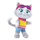 Boneco Super Fofinho 44 Gatos Milady 725 Bambola Cor Branco 26x17 Cm