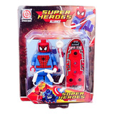 Boneco Super Herói Skate E Acessórios + Brinde