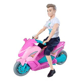 Boneco Tipo Ken Namorado Da Barbie + Moto Scott - Brinquedos