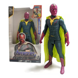 Boneco Visão Avengers Articulado 30cm Grande Com Som Novo