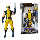 Boneco Wolverine 30cm Com Som E Luz Brinquedo Infantil
