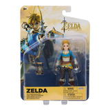 Boneco Zelda De 12cm Com Sheikah Slate - Nintendo