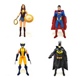 Bonecos Hulk Com Luz 17cm Personagens Vingadores Kit 4 Unid