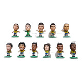 Bonecos Minicraques Seleção Brasileira 