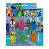 Bonecos Rainbow Friends Roblox Blocos Kit Com 6 Personagens