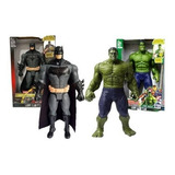 Bonecos Vingadores Articulado Avengers 30cm C/som E Luz Kit