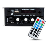 Boog Mixer Automotivo C/ Usb C/ P2 Para Microfone + Controle