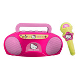 Boombox Karaokê Hello Kitty