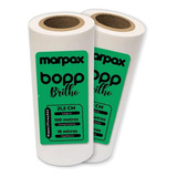 Bopp Brilho Para Laminação Bobina A4 21,5cmx100m Marpax 2un