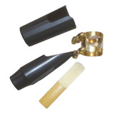 Boquilha Para Sax Soprano, Similar Selmer S80 C** Completa!