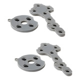 Borracha Condutiva Reparo Para Controle Xbox 360 2 Kits