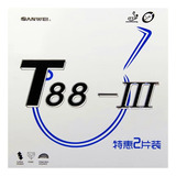 Borracha De Tênis De Mesa Sanwei T88-iii + Side Tape Grátis