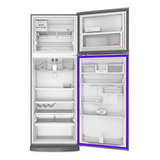 Borracha Gaxeta Inferior Bosch 460 Kdv49 68x116 Refrigerador Cor Cinza