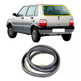 Borracha Vigia Fiat Uno 1991 A 2013 Vidro Traseiro Sem Friso