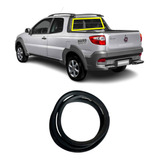 Borracha Vigia Vidro Traseiro Fiat Strada 2014 Em Diante