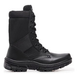 Bota Acero Infantaria Padrão Exercito Couro Com Ziper