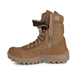 Bota Coturno Airstep 8628-35 Com Ziper Coyote