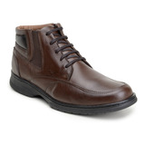 Bota Coturno Anatomic Confort Gel Flex 100% Couro Legit 