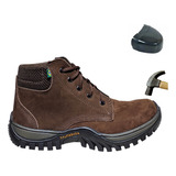 Bota De Segurança Botina Biqueira Pvc Sola Leve Resistente