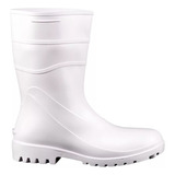 Bota Galocha Pvc Limpeza Faxina Branca Antiderrapante Bracol
