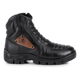 Bota Motoqueiro Impermeável Couro Legitimo Masculino Oferta