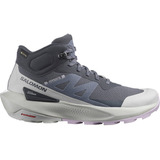 Bota Salomon Elixir Activ Mid Gtx Feminina - Cinza