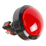 Botao Arcade Fliperama Iluminado 60mm - Vermelho