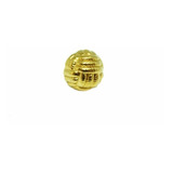 Botão Bola Dourado - 25 Unidades