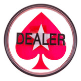 Botão Dealer Acrílico Para Poker