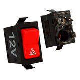 Botão Do Alerta Ford Cargo C 712e 2007 A 2012 12v